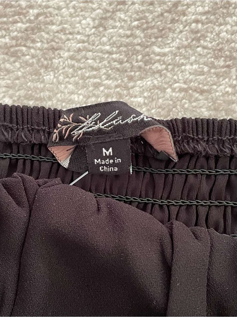 Black Lace-Trim Mini Dress - Picture 3 of 3